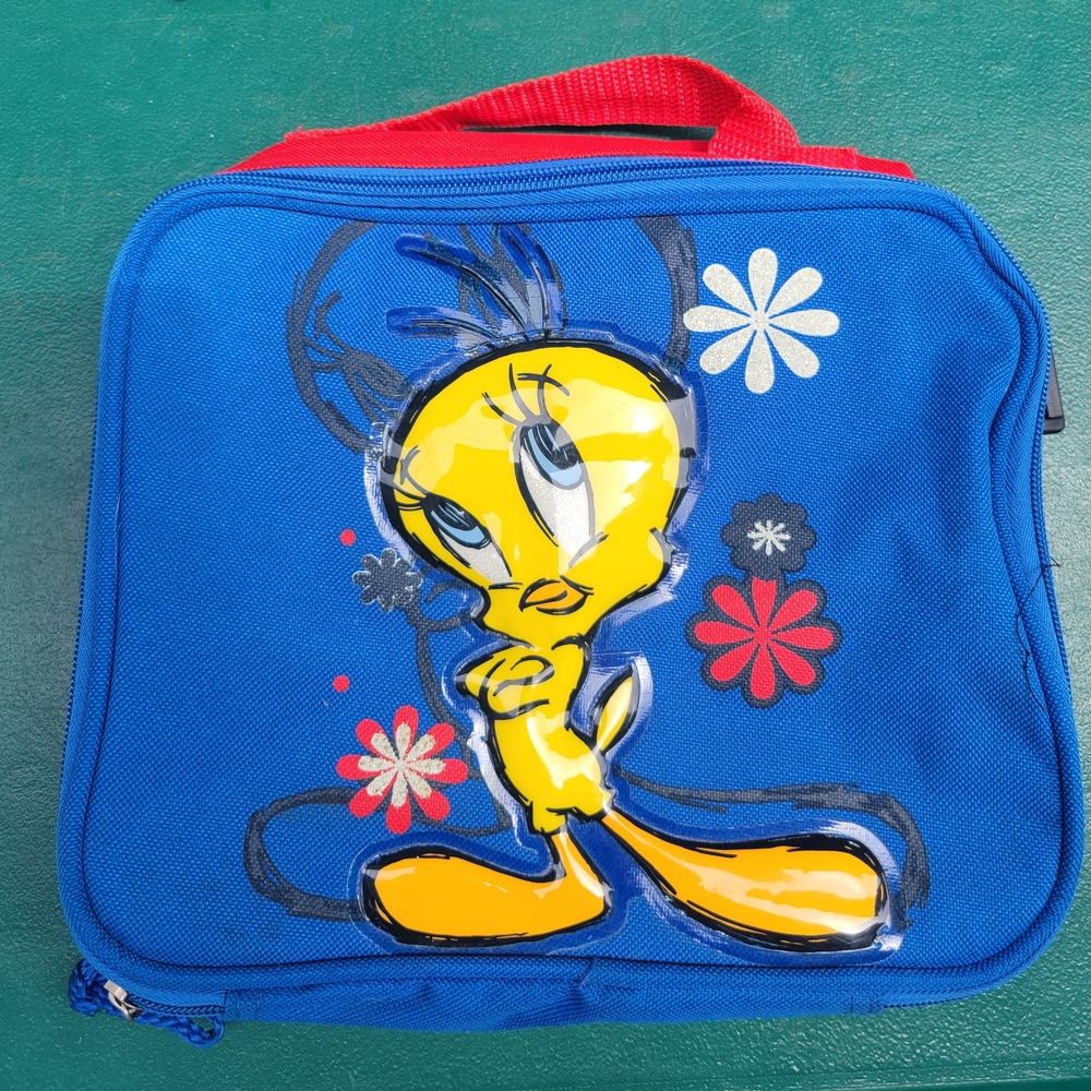 Kids Tweety Lunch Bag - Blue and Red